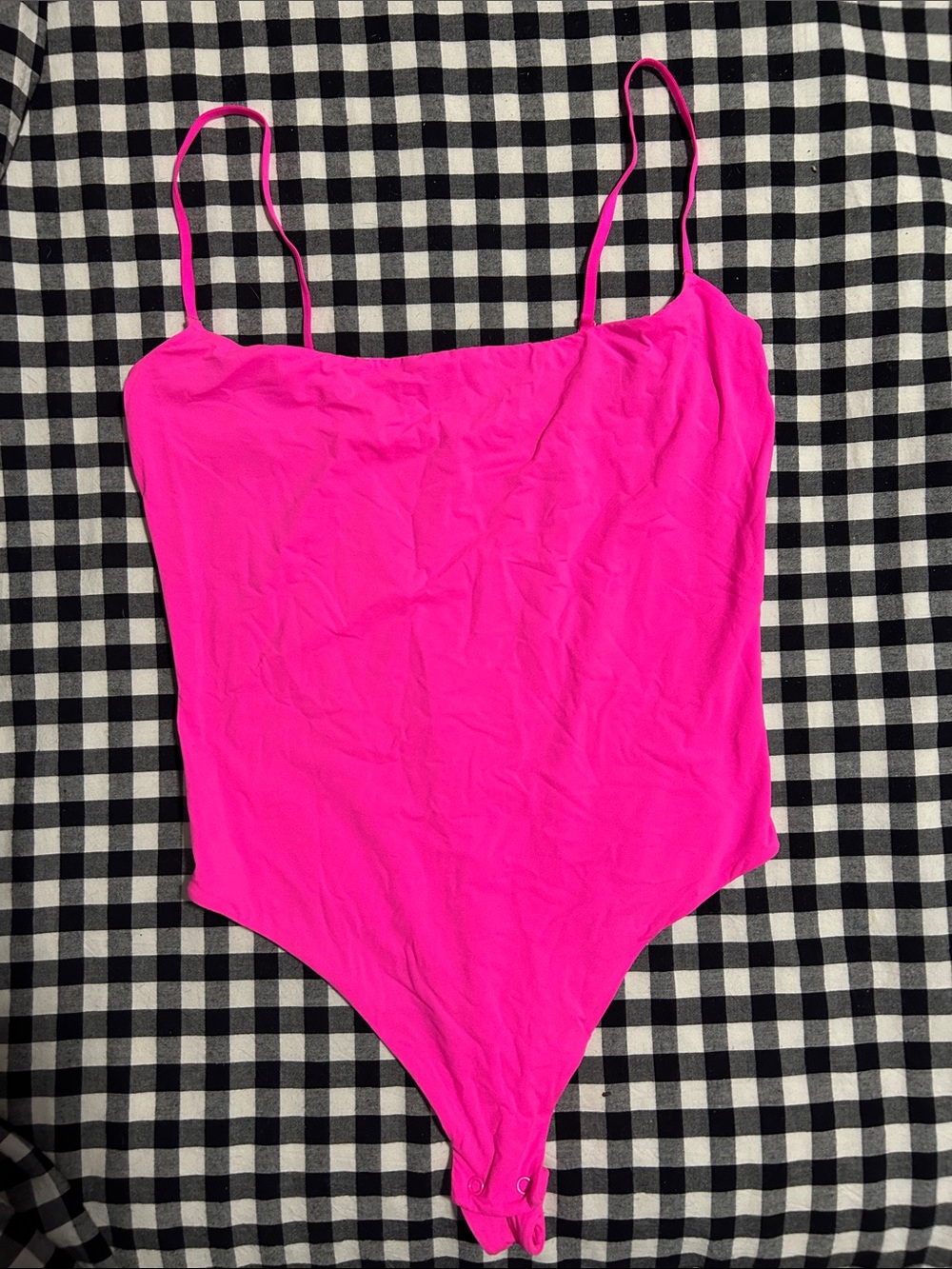 Skims Hot Pink bodysuit